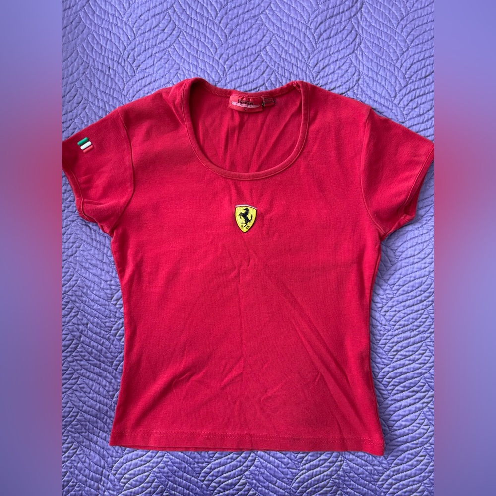 Brand new Ferrari red top